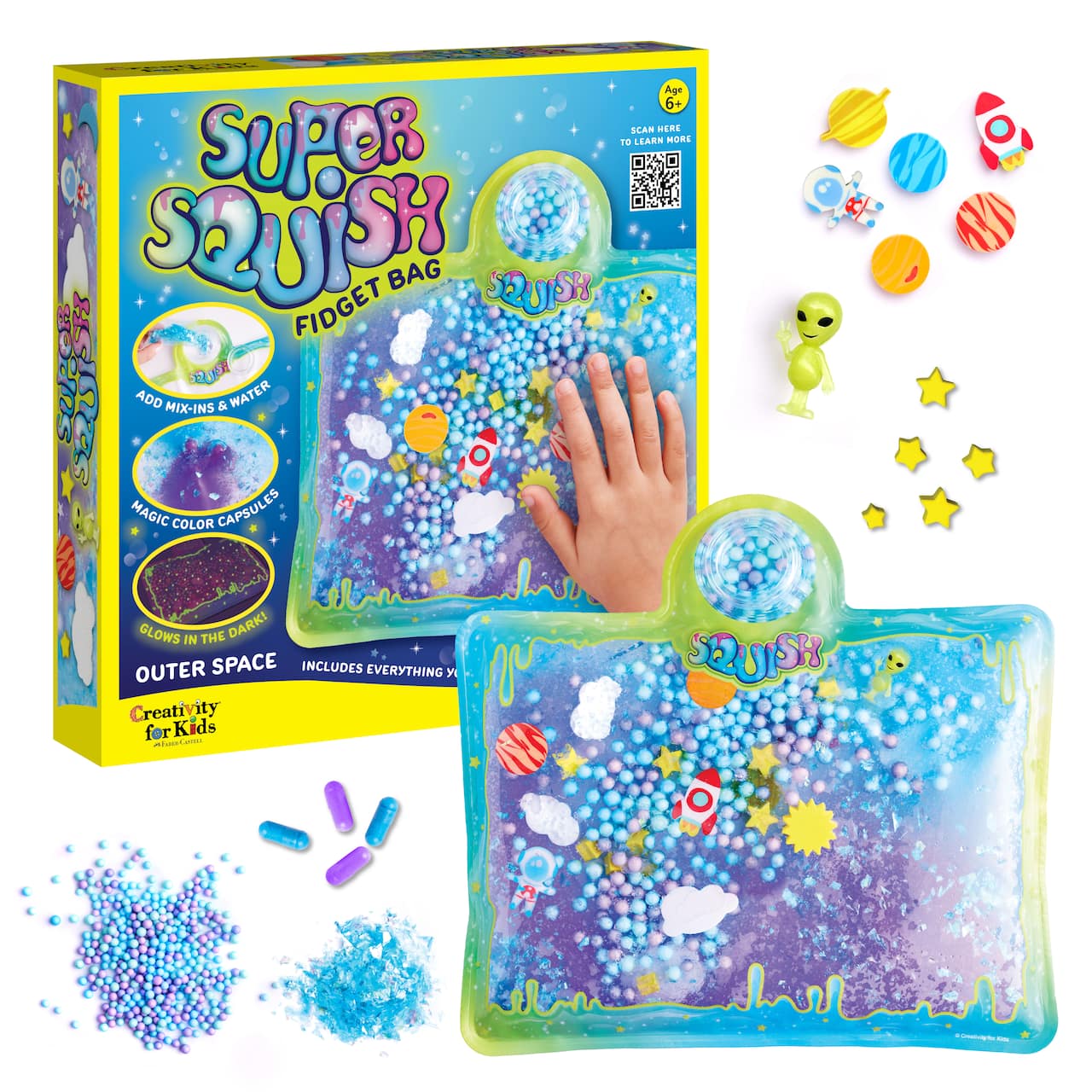 Creativity for Kids® Super Squish Outer Space Fidget Bag Kit